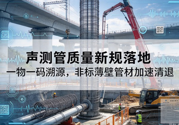 盐田声测管质量新规落地，一物一码溯源，非标薄壁管材加速清退